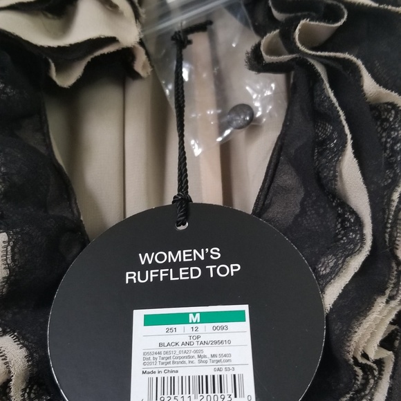 NWT Robert Rodriguez for Target Peplum Tank Blouse - Picture 5 of 7